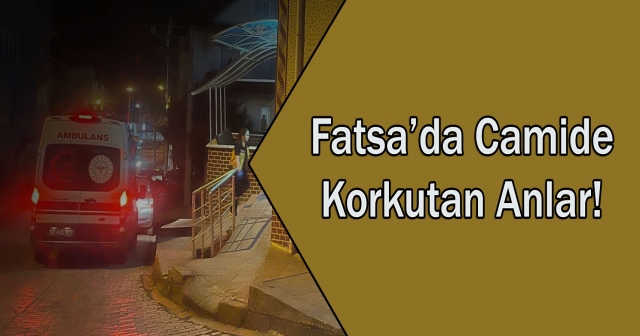 Fatsa'da Camide Vatandaş Sara Nöbeti Geçirdi!