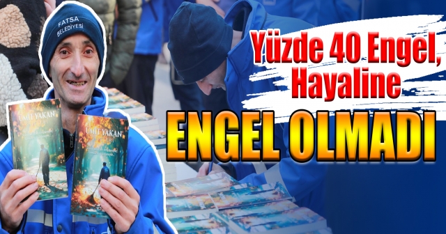 Fatsalı Temizlik Görevlisinden Şiirle Büyüleyen Başarı