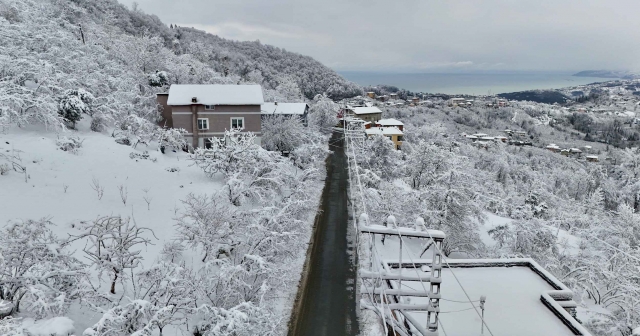 Giresun Belediyesi Karla Mücadelede Zamanla Yarıştı!