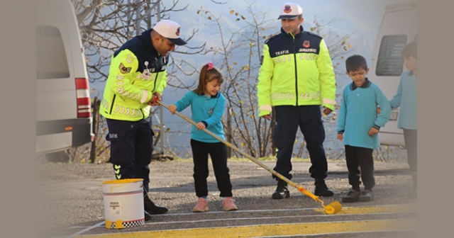 Giresun’da Öğrencilere Trafik Eğitimi