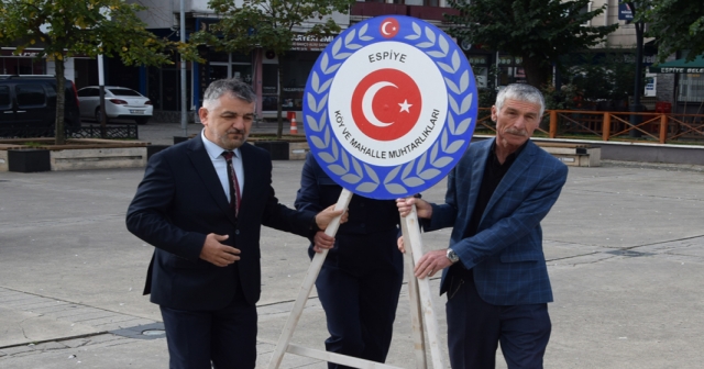 Giresun'da Muhtarlar Günü kutlandı