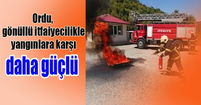 Gönüllü İtfaiyeciler Eğitildi