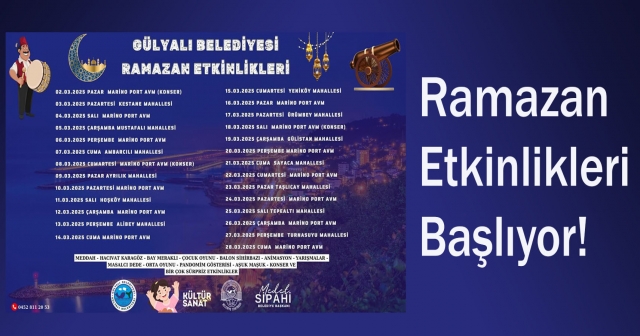 Gülyalı Belediyesi’nden Ramazan Coşkusu!