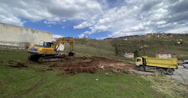 HASTANENİN YAPIMINA BAŞLANDI