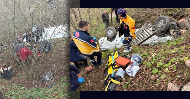 İkizce'de YEDAŞ Aracı Kaza Yaptı: 3 Personel Yaralandı