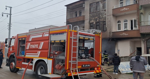 İş yerinde çıkan yangın söndürüldü