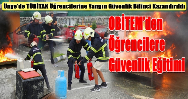 İtfaiye Merkezi'nden 36 Öğrenciye Eğitim