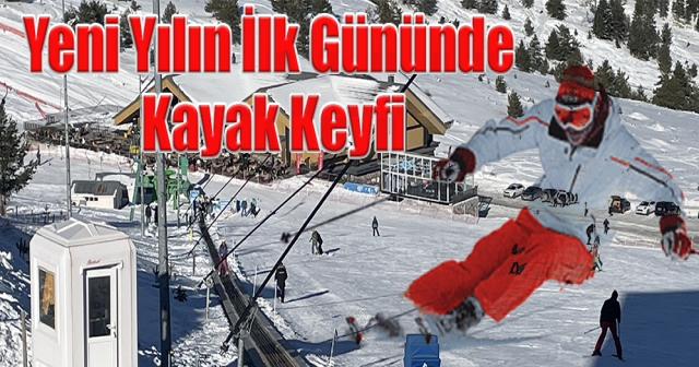 Kartalkaya'da 2025 Yılının İlk Günü Kayak Tutkunlarına Eğlenceli Anlar Sunuyor