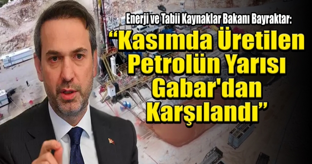 Kasımda ham petrol üretiminde rekor kırıldı