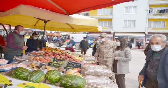 KAYMAKAM ÜNLÜ PAZAR DENETİMİNDE