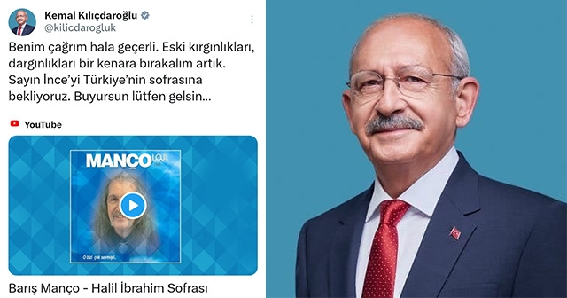 KILIÇDAROĞLU'NDAN YENİDEN TEKLİF GELDİ