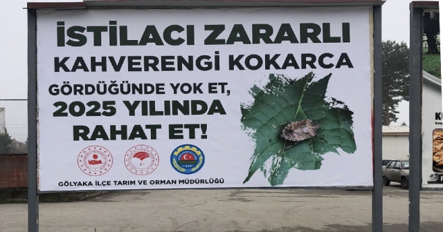 Kokarca Zararlısı İçin Uyarıcı Afişler Asıldı