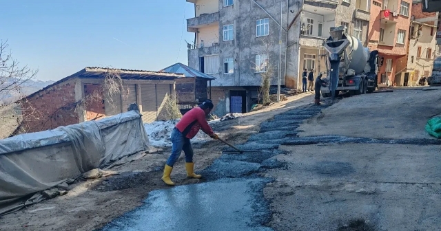 Korgan'da Yollardaki Sorunlar Çözülüyor