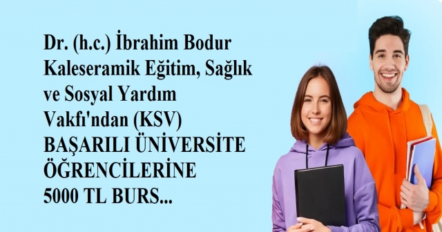 KSV Burslarına Başvurular Başlıyor