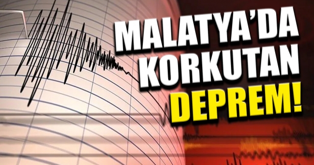 Malatya'da 4,9 büyüklüğünde deprem