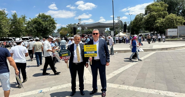 MALİ MÜŞAVİRLER ANKARA’DA MİTİNG DÜZENLEDİ