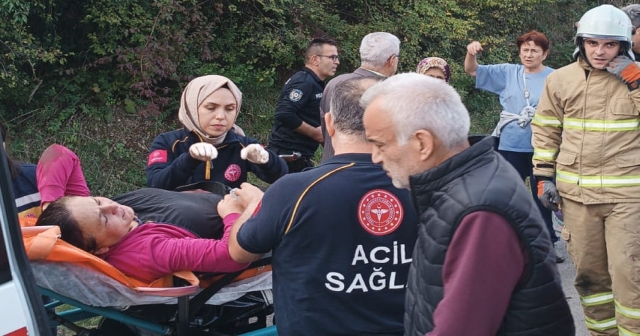 Mantar toplarken düşerek ayağı kırdı