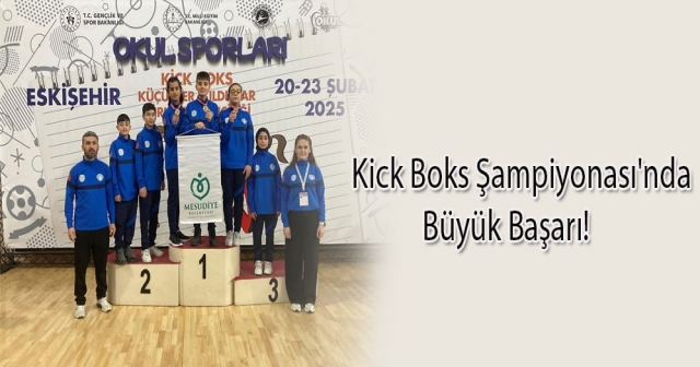 Mesudiye'den Kick Boks Şampiyonu!