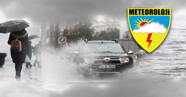 Meteoroloji 3 il için uyardı: Kuvvetli yağış geliyor!