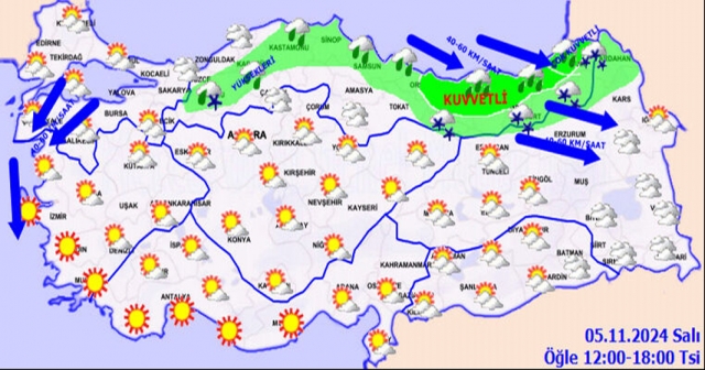 Meteoroloji'den 4 ile sarı kodlu uyarı!