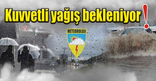 Meteorolojiden 7 il için sarı kodlu uyarı!