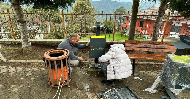 Okullara Yeni Çöp Kovaları