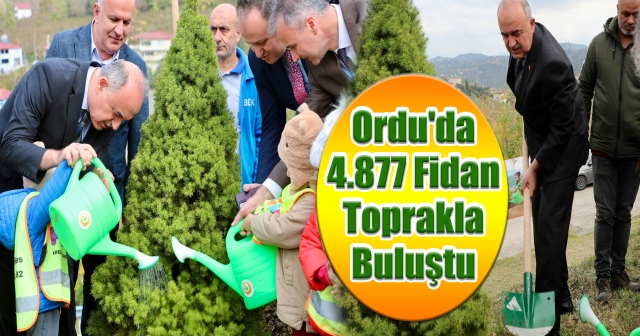 Ordu Arıcılık Enstitüsü'nde Fidan Dikim Etkinliği