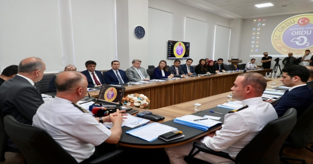 ORDU’DA GÜVENLİK DEĞERLENDİRMESİ YAPILDI