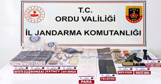 Ordu’da Jandarma Tarafından Uyuşturucu ve Silah Operasyonu