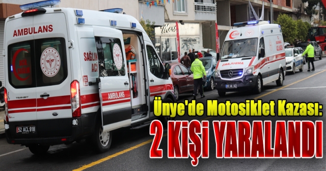 Ordu’da Motosiklet ve Yaya Çarpıştı