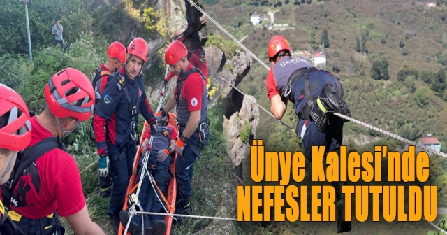 ORDU İTFAİYESİ VE JAK'TAN ORTAK TATBİKAT