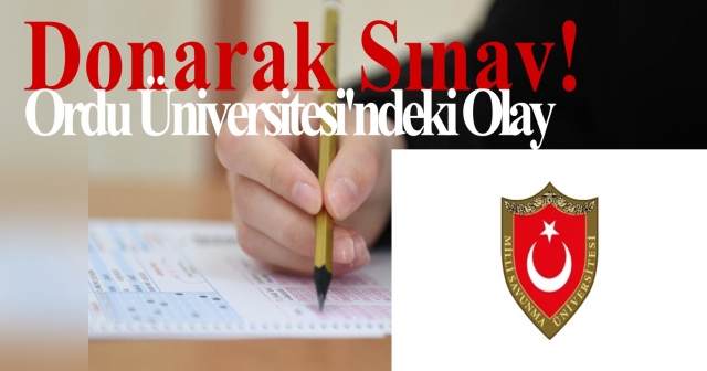 Ordu Üniversitesi’nde MSÜ Sınavı Soğukta Yapıldı