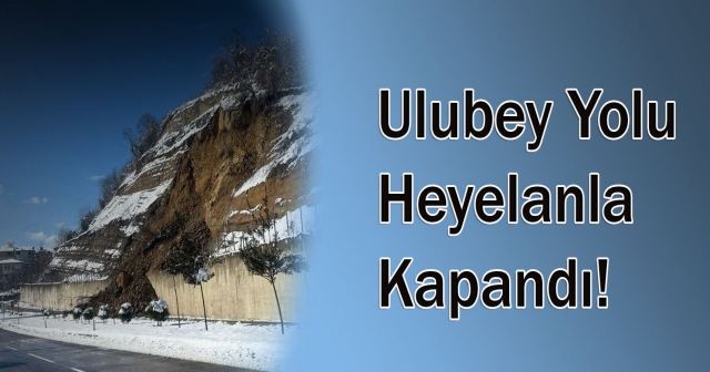 Ordu'da Heyelan Nedeniyle Yol Kapandı