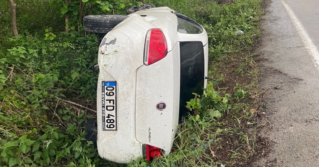 Ordu'da Otomobilin Devrildiği Kazada 3 Kişi Yaralandı