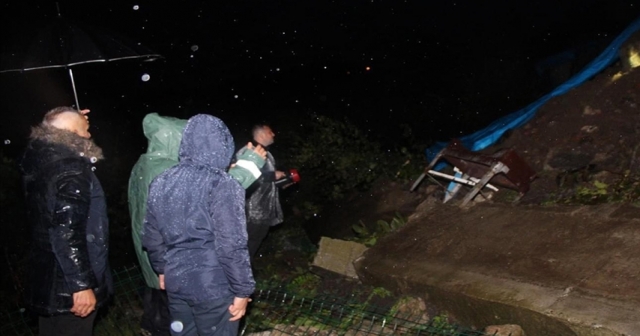 Ordu'da sağanak etkili oldu