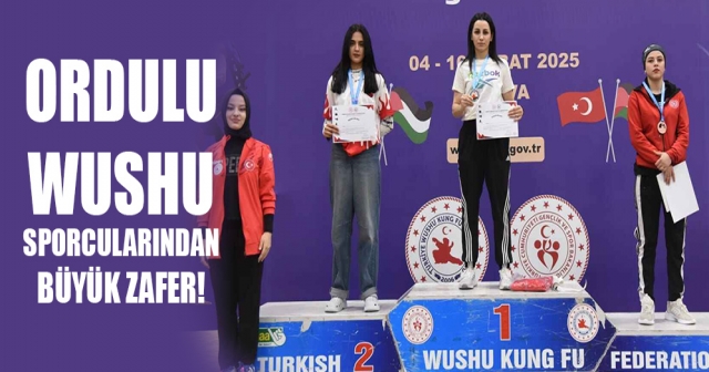 Ordulu Wushu Sporcularından Büyük Zafer!