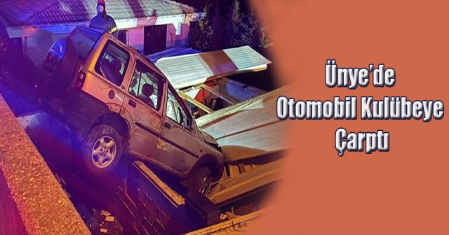 Otomobil Elektrik Kulübesine Çarptı, Sürücü Yaralandı