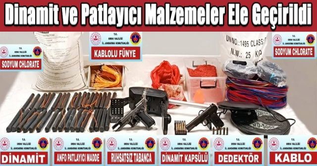 Patlayıcı Malzeme Baskını: İki Şüpheli Yakalandı