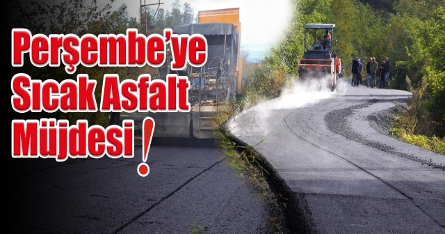 Perşembe’de 850 Metre Asfalt Çalışması Gerçekleştirildi