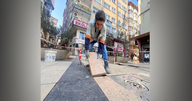 Plevne Meydanı'nda Yenileme Çalışması