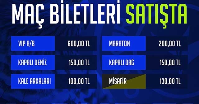 RİZESPOR MAÇ BİLETLERİNİ AÇIKLADI!