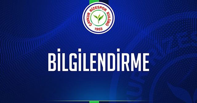 RİZESPOR YILDIZ İSİMİN SAKATLIĞINI AÇIKLADI