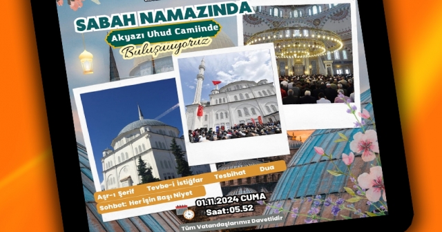 SABAH NAMAZINDA UHUD CAMİİ'NDE BULUŞUYORUZ