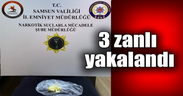 Samsun'da uyuşturucu operasyonu