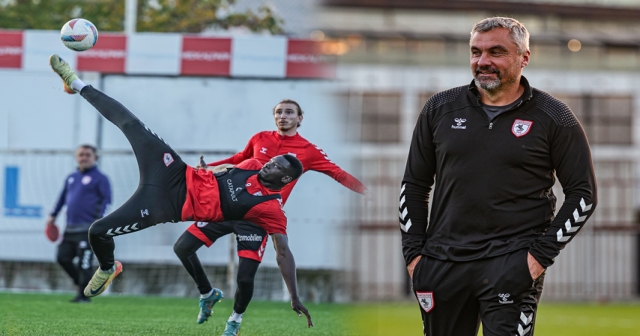 Samsunspor, Onvo Antalyaspor maçının hazırlıklarını sürdürdü