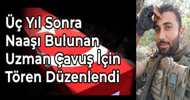 Şehit Uzman Çavuş Mustafa Bazna İçin Şırnak’ta Tören Yapıldı