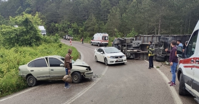 Sinop'ta Kaza: 4 Yaralı