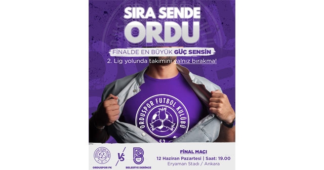 SIRA SENDE ORDU!