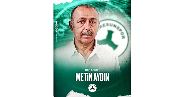 Teknik direktörlük görevine Metin Aydın getirildi