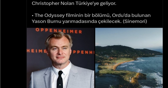 The Odyssey'nın Bazı Sahnelerinin Yason'da Çekileceği İddia Edildi